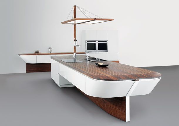 Plan de travail cuisine bateau