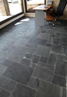 Carrelage opus ardoise