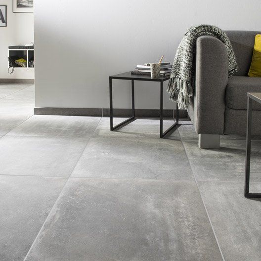 Carrelage 60x60 rectifié anthracite