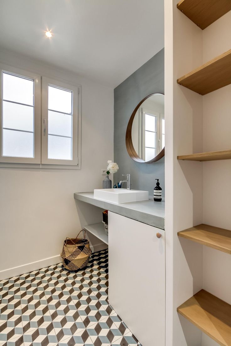 Carrelage salle de bain style zen