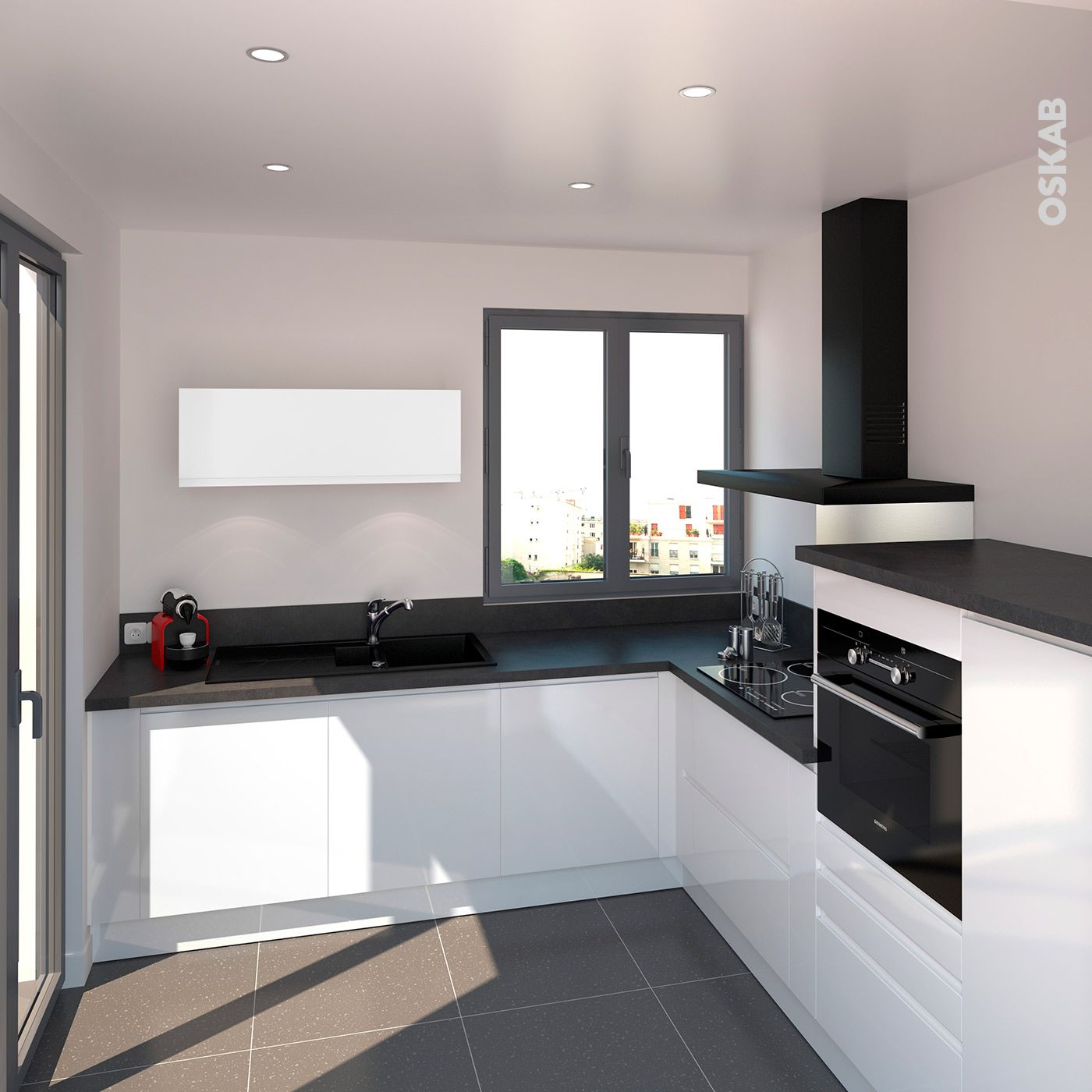 Carrelage mat brillant pour cuisine