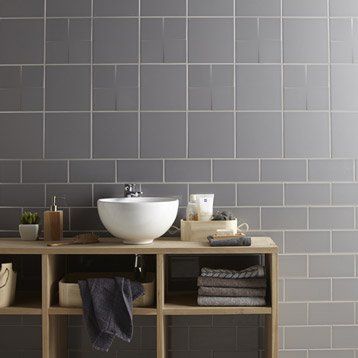 Carrelage gris 20 x 20