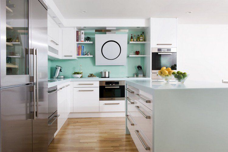 Deco cuisine vert menthe
