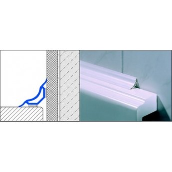 Profilé carrelage baignoire