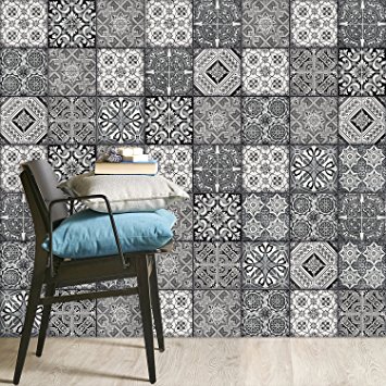 Carrelage adhésif mural pour salle de bain