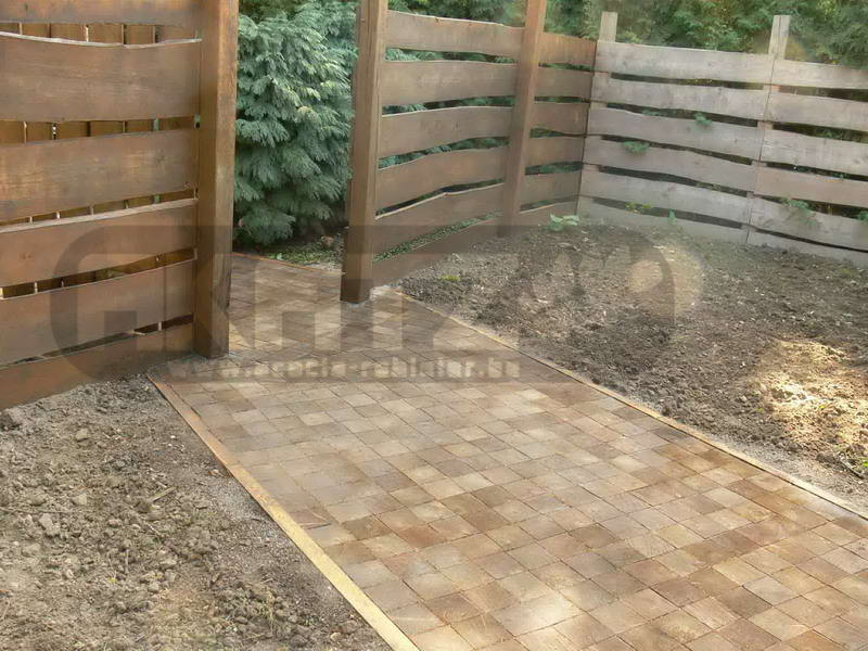 Carrelage bois debout