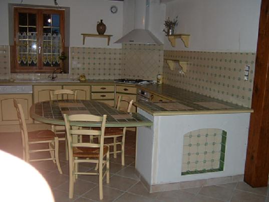 Plan de travail cuisine forme goutte
