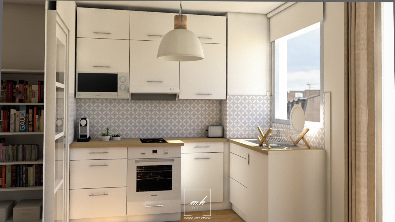 Modele cuisine dans studio