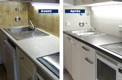 Plan travail cuisine renovation
