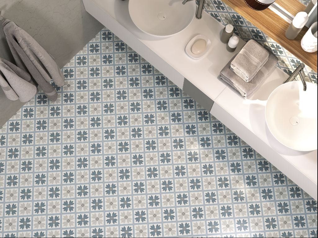 Carrelage fleur