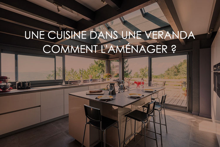 Modele de cuisine dans une veranda