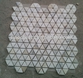 Carrelage mosaique triangle
