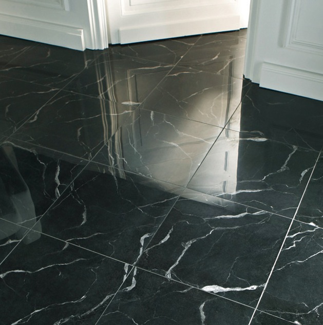 Carrelage gris brun