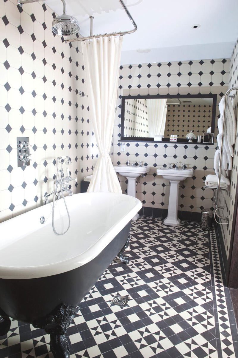 Carrelage mosaique retro