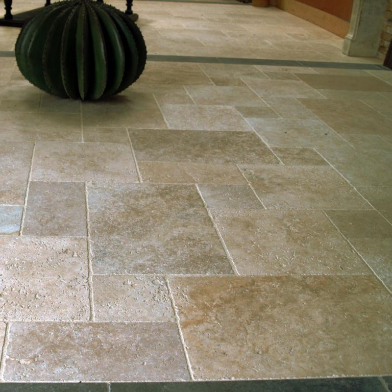 Carrelage beige non salissant