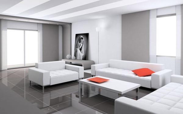 Nettoyer un carrelage blanc brillant