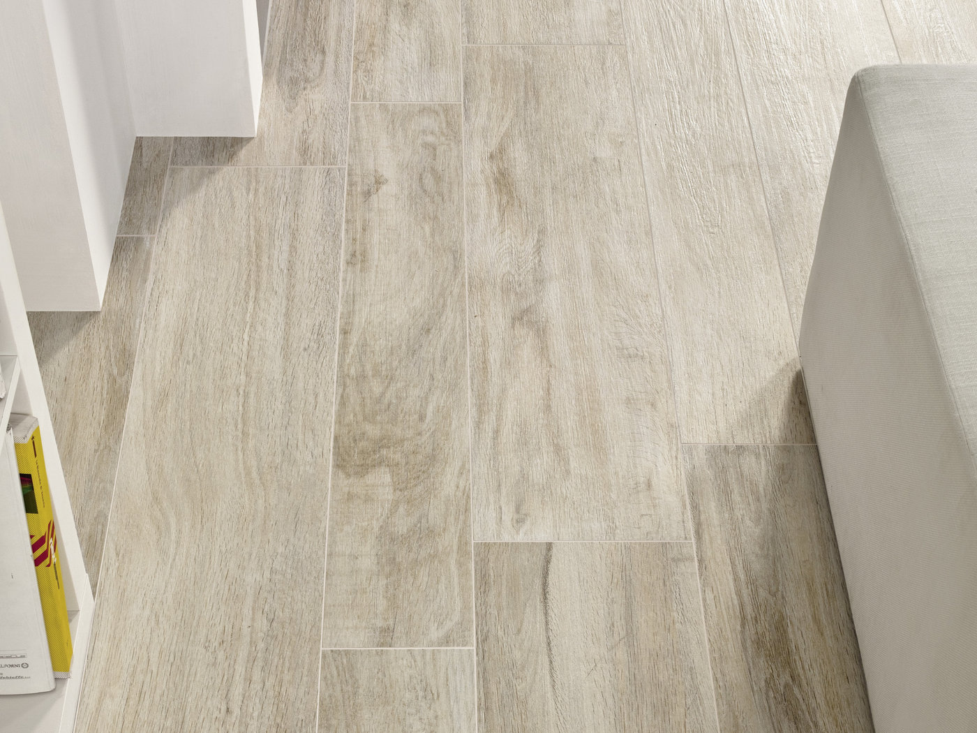Carrelage imitation bois rectifié