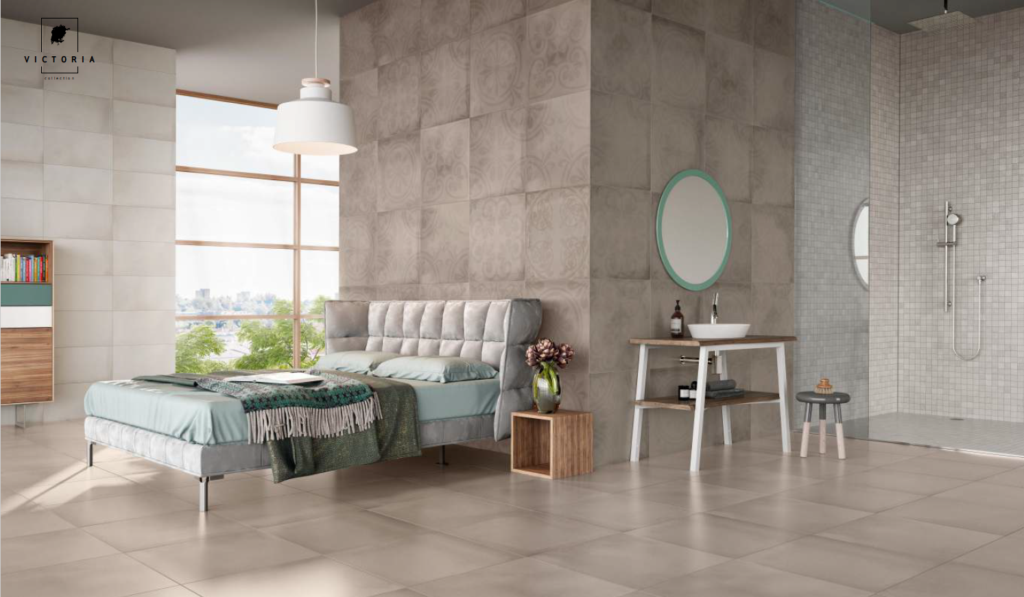 Carrelage victoria gris