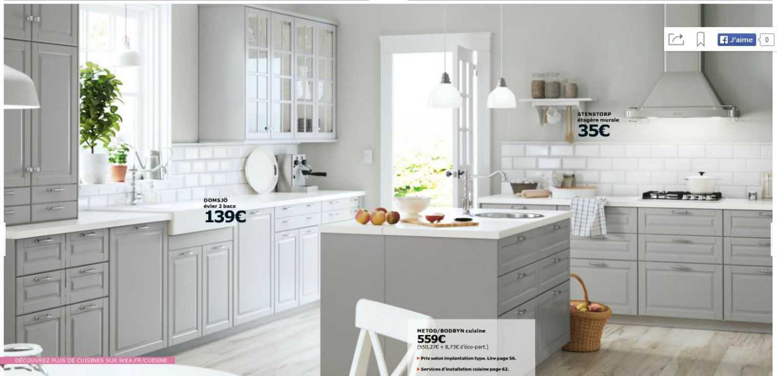 Deco cuisine grise ikea