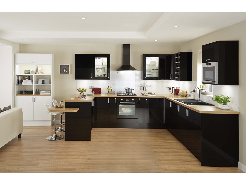 Decoration pour cuisine noire