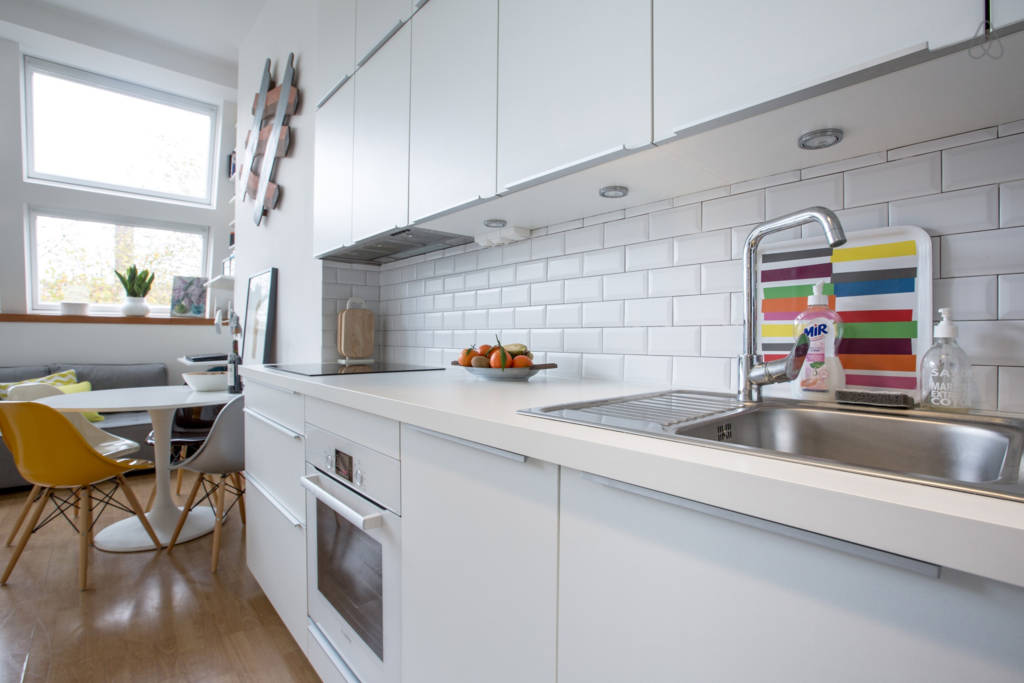 Carrelage metro marron