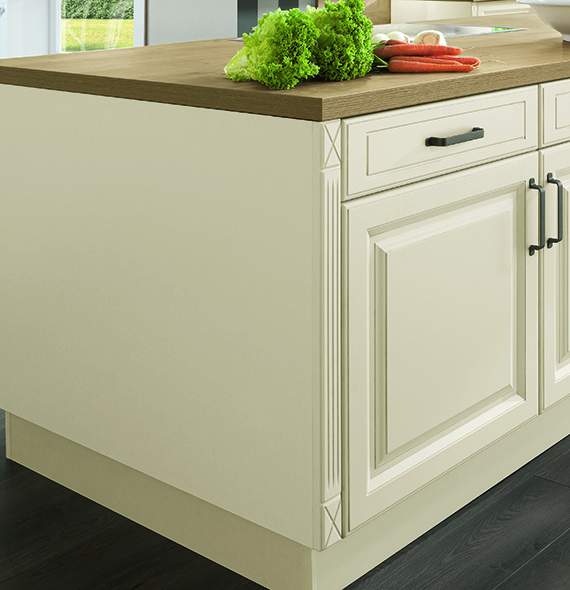 Modele cuisine couleur vanille