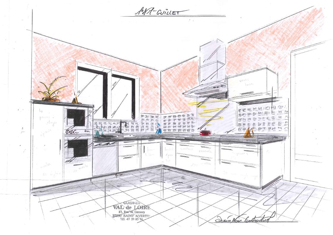 Plan de travail cuisine granit du tarn
