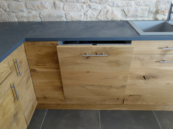 Meuble de cuisine en bois ikea