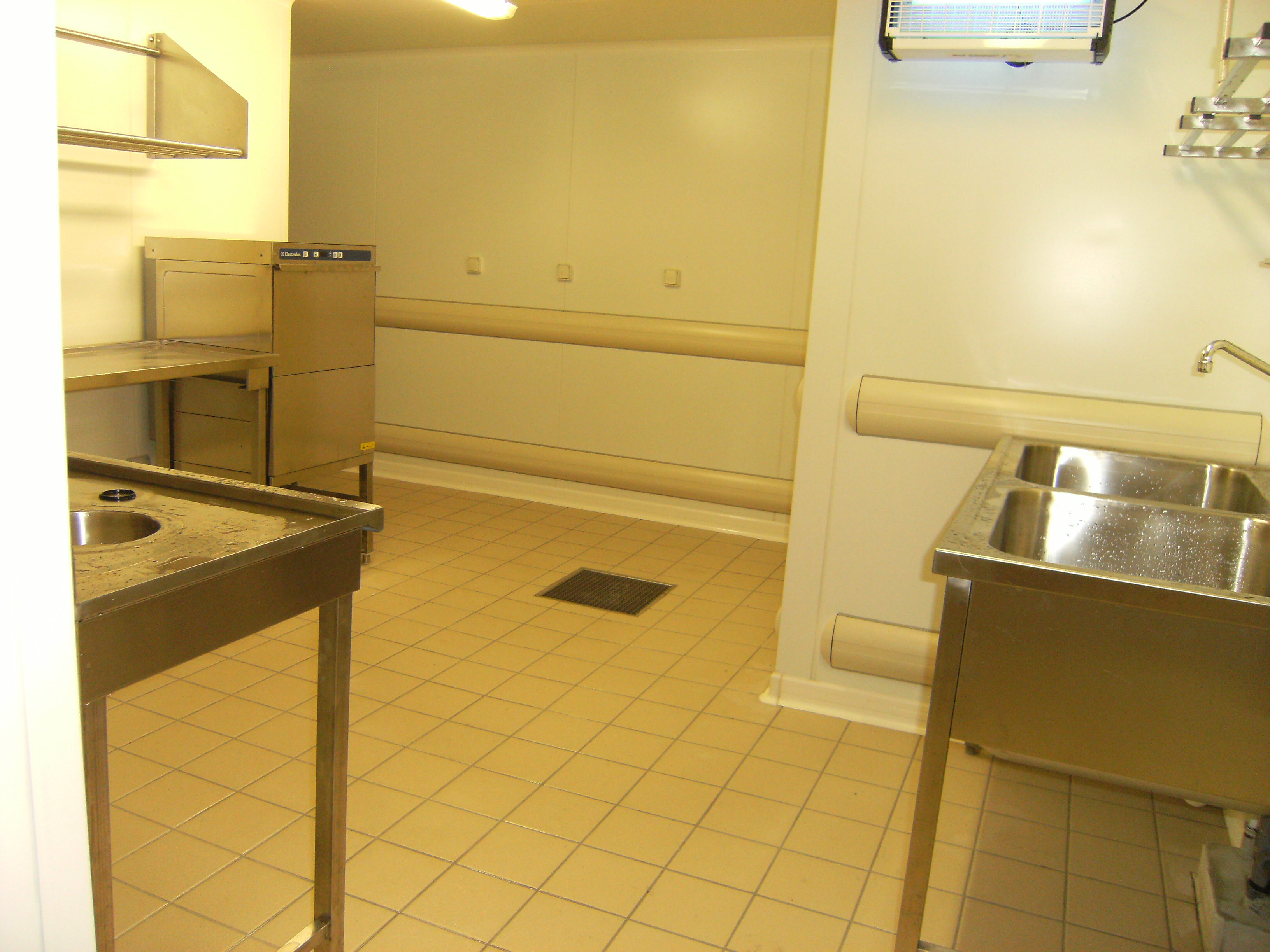 Carrelage sol cuisine collective