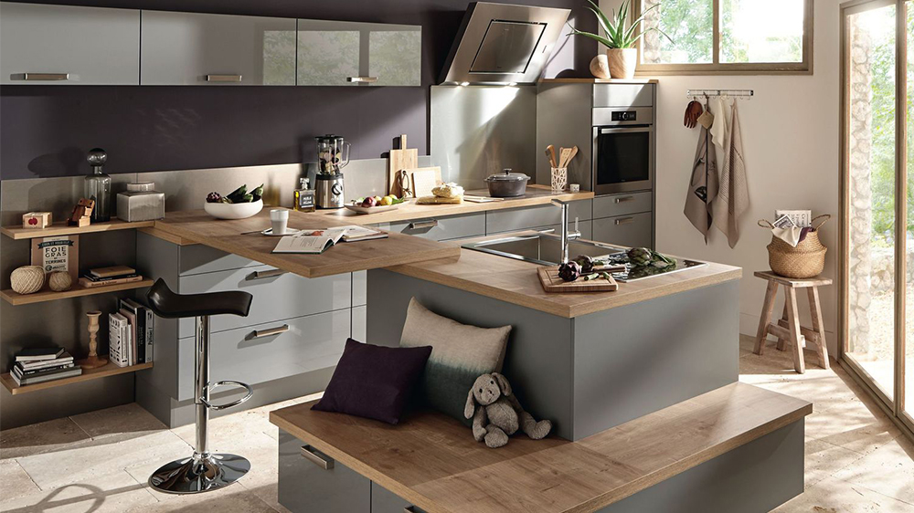 Idée déco salon cuisine américaine