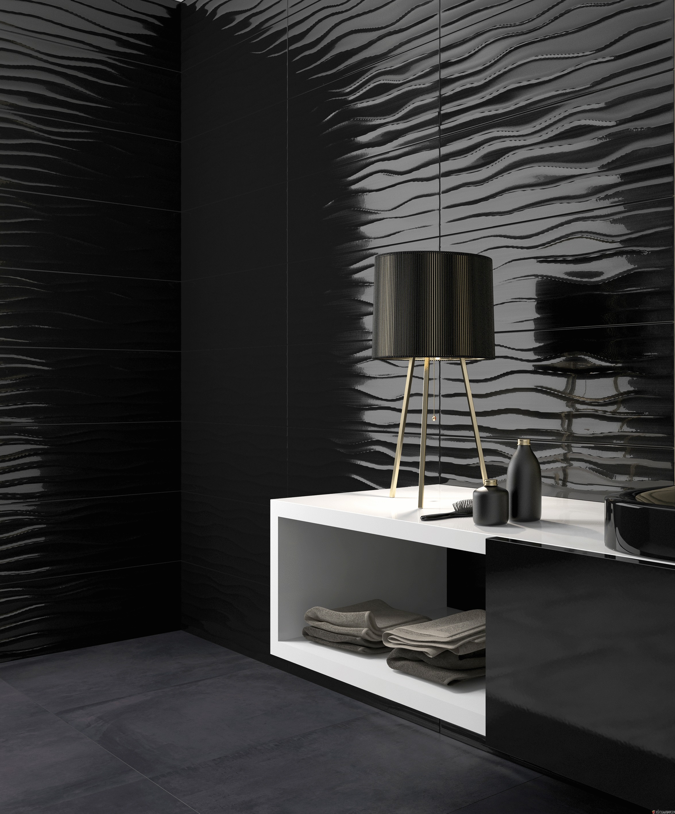 Carrelage salle de bain richardson