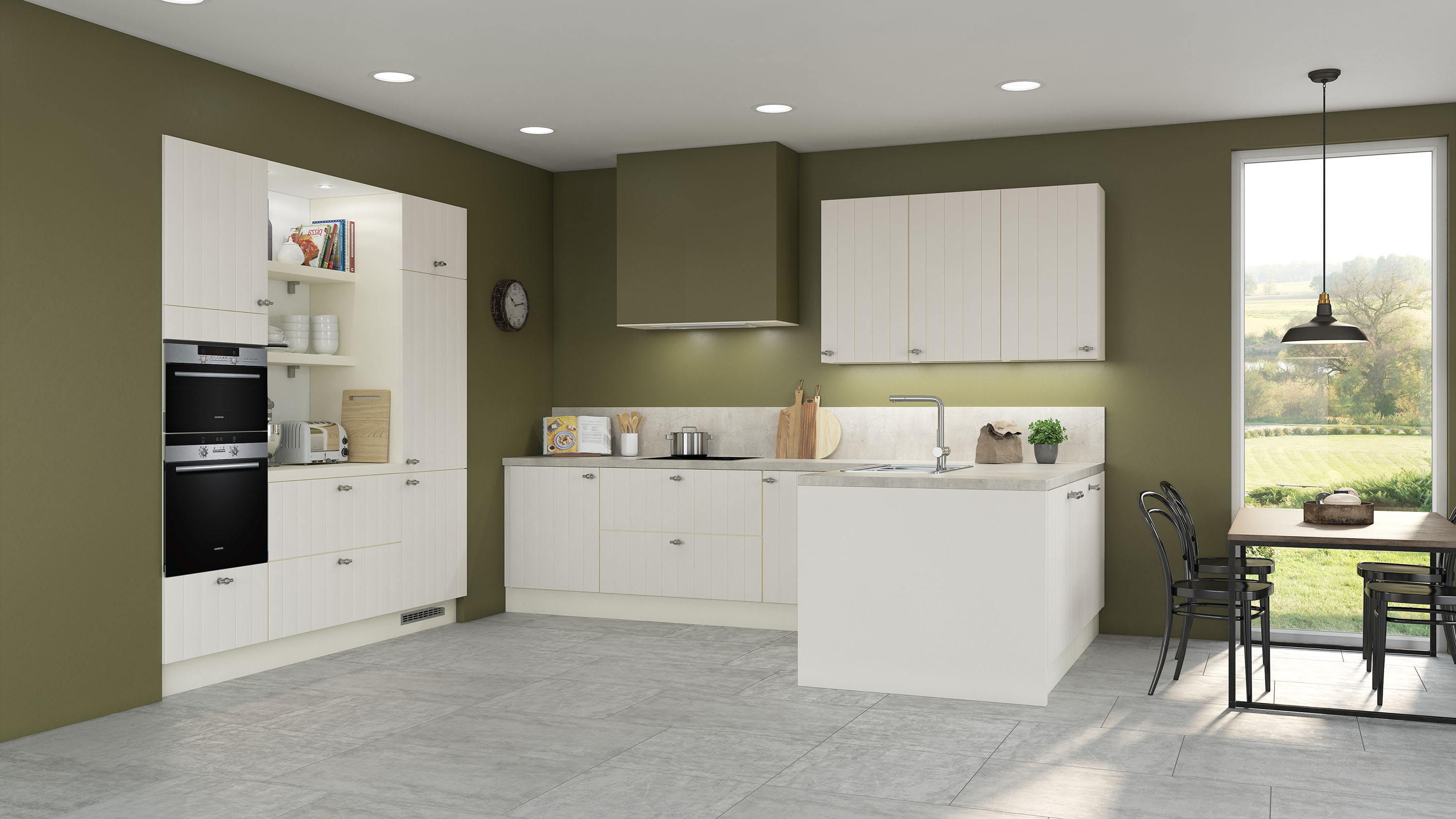 Couleur mur cuisine magnolia