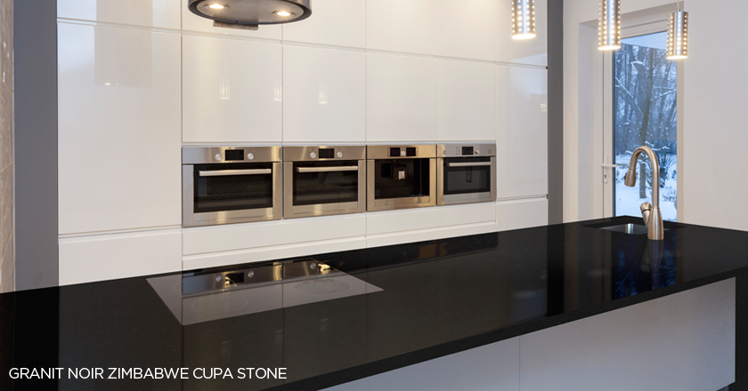 Cuisine plan de travail blanc entretien