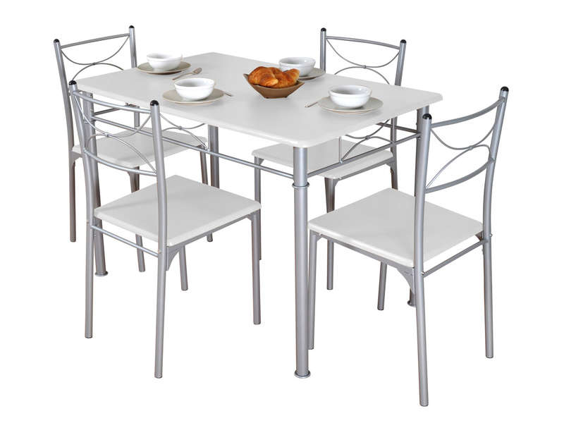 Table de cuisine grise conforama