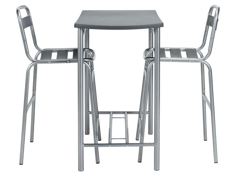 Table bar cuisine gris