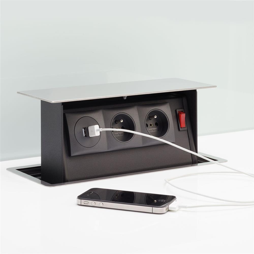 Prise plan de travail cuisine usb