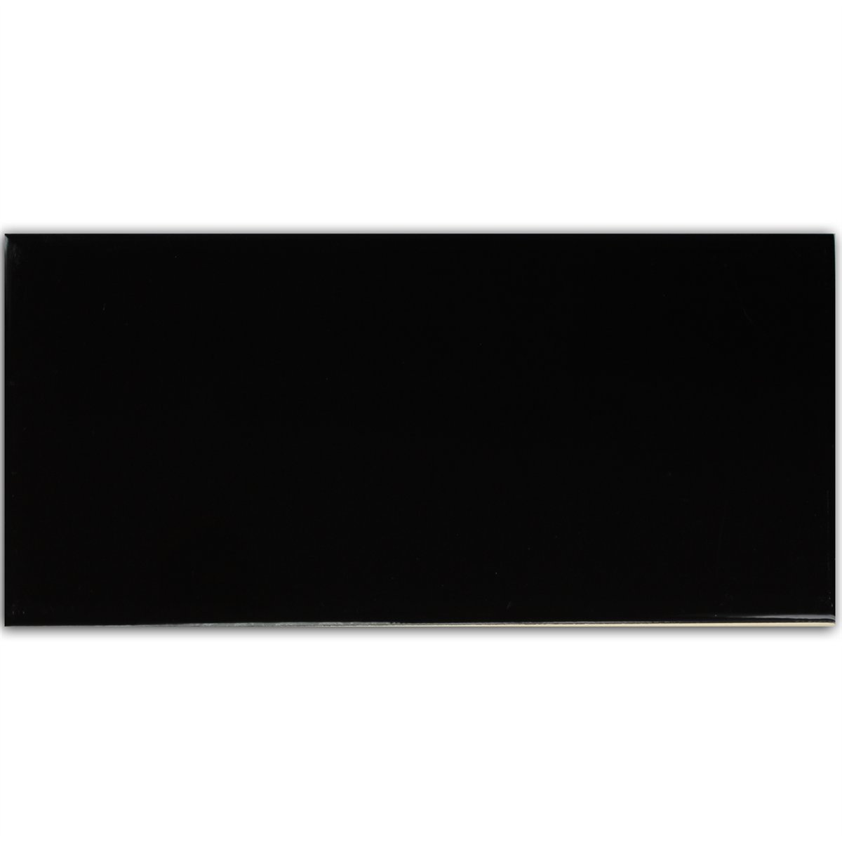 Carrelage metro noir mat
