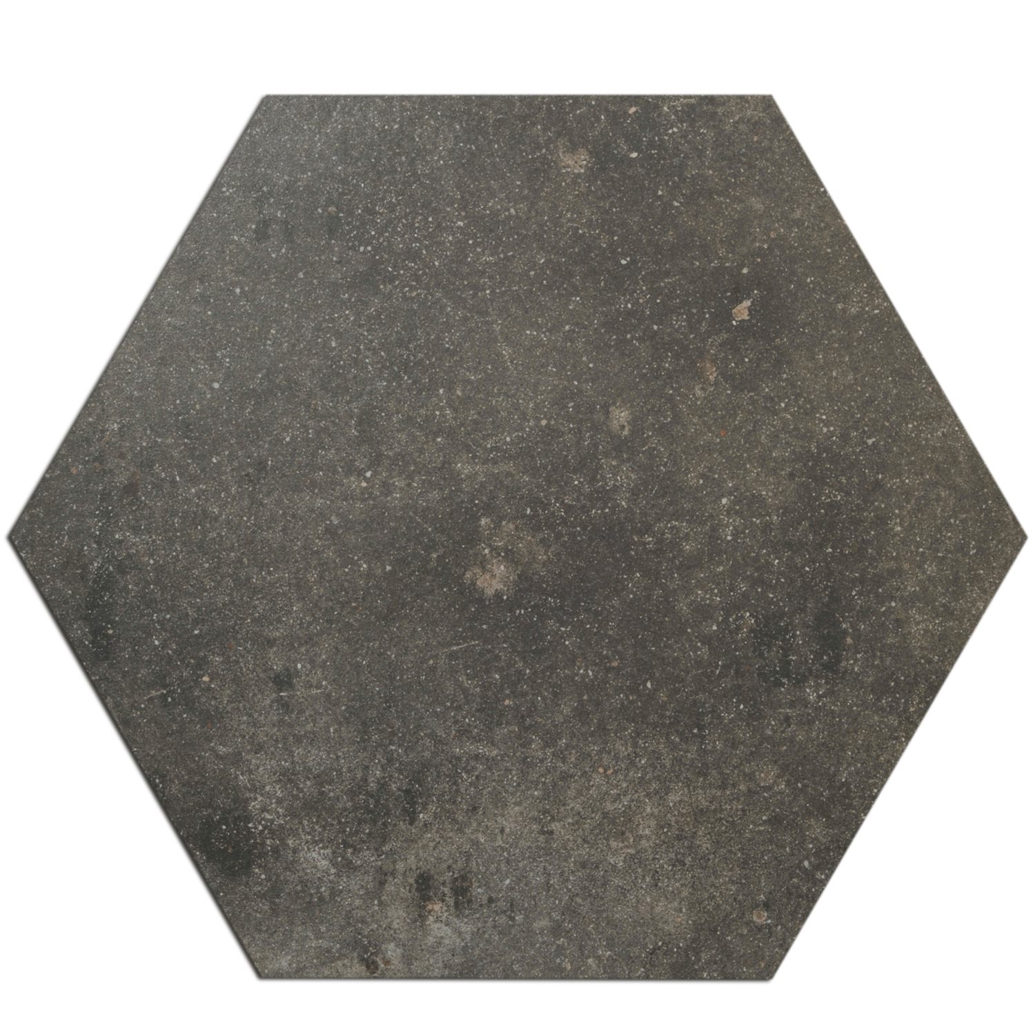 Carrelage hexagonal anthracite