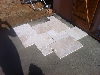 Carrelage beige romain