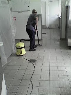 Carrelage sol cuisine professionnelle