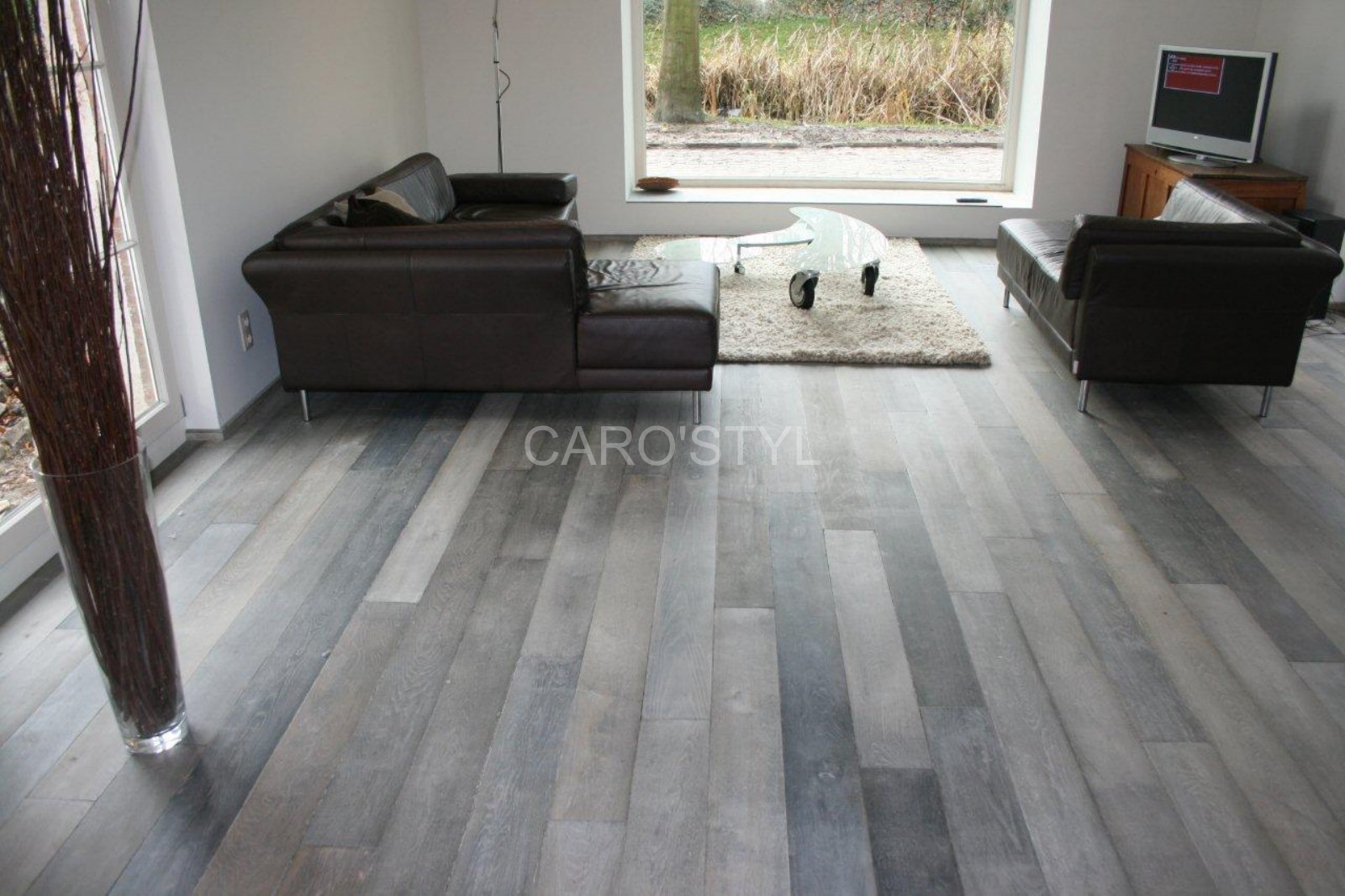 Carrelage parquet vieilli