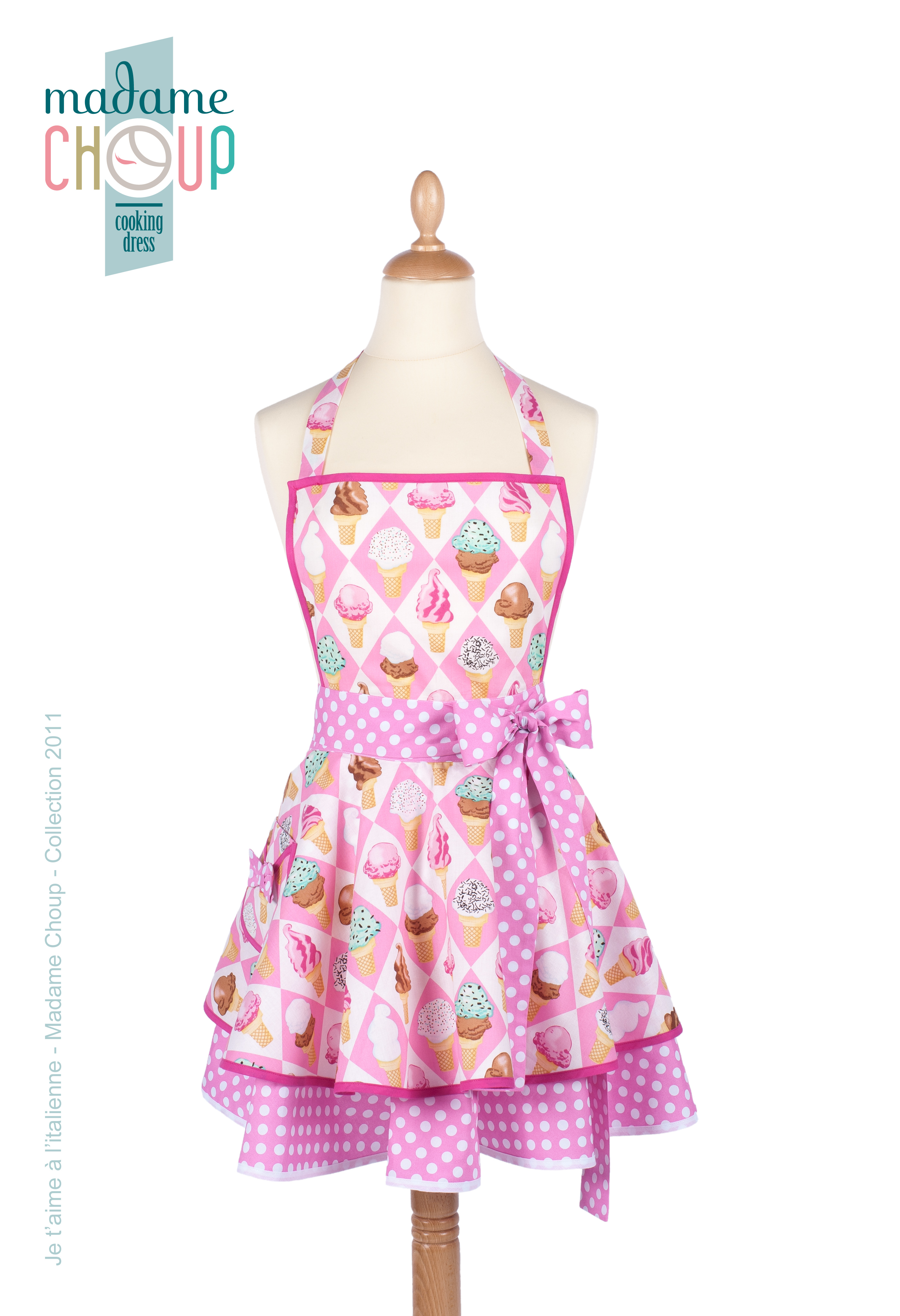 Patron couture tablier retro gratuit