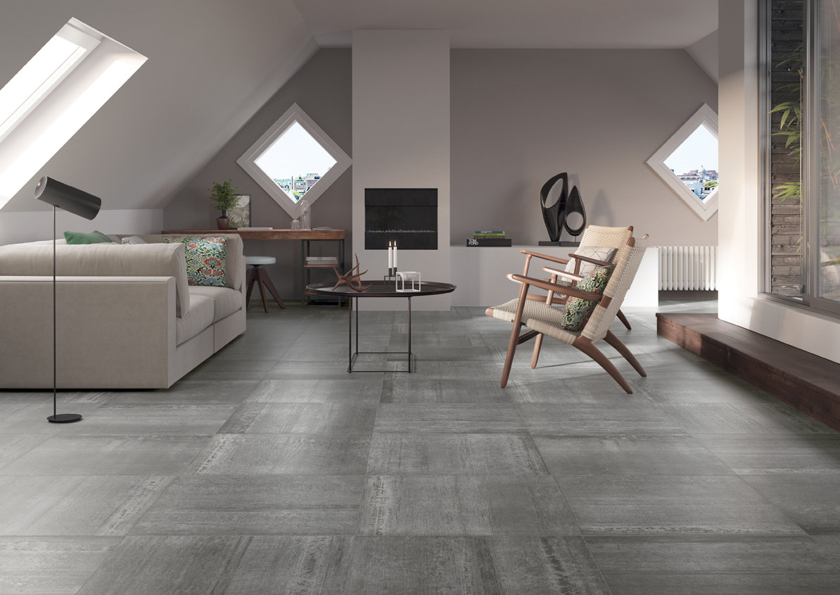 Carrelage orlon gris