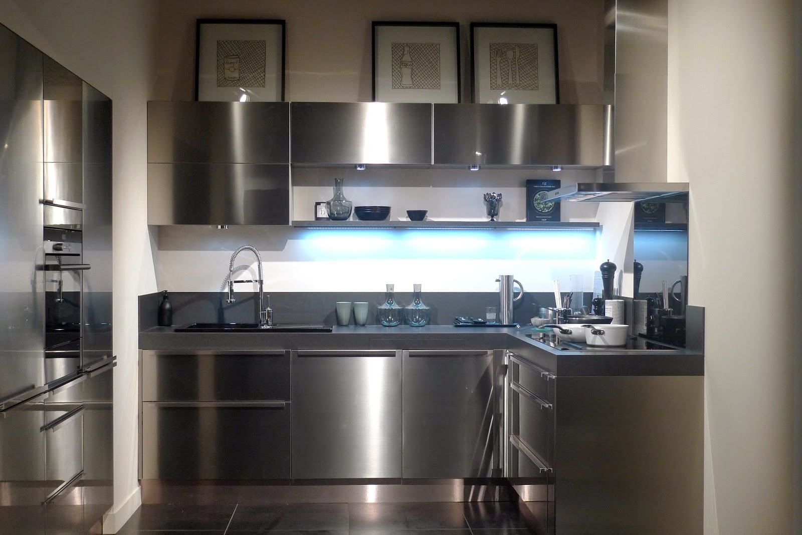 Plan de travail cuisine inox lapeyre