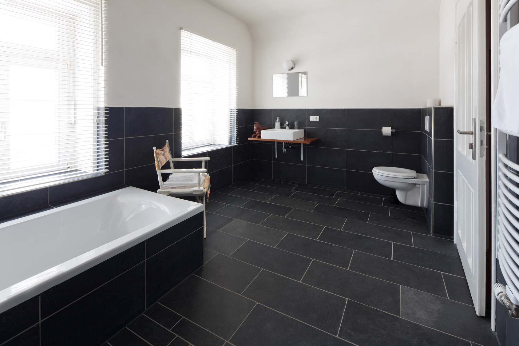 Pose carrelage ardoise naturelle