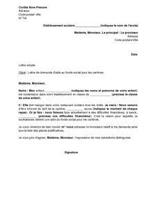 Exemple de lettre de motivation restauration collective gratuit
