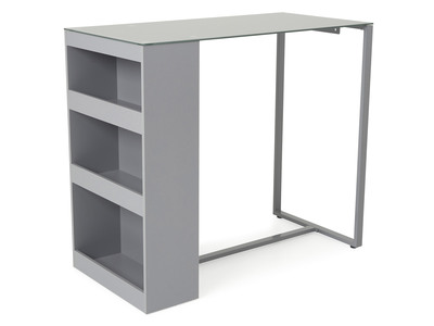 Table bar avec rangement cuisine