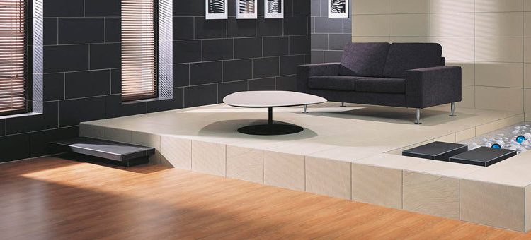 Carrelage association parquet