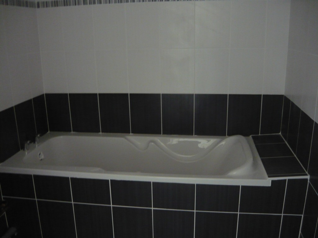 Coffrage carrelage baignoire