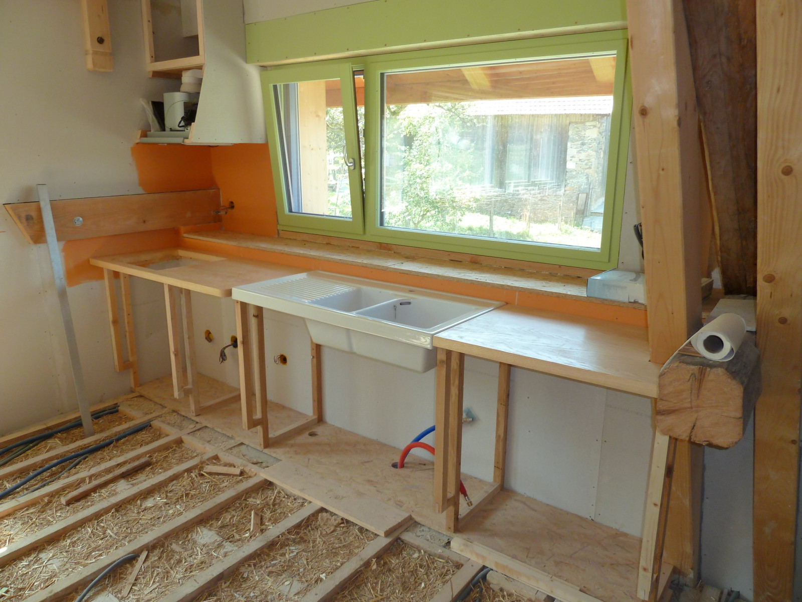Plan de travail cuisine osb
